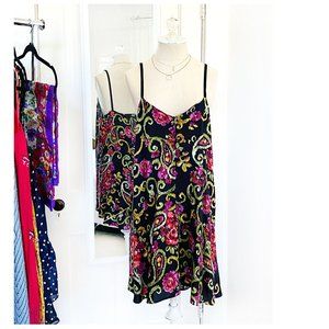 [ TAY.AVERY ] Ikat Printed Paisley Dress